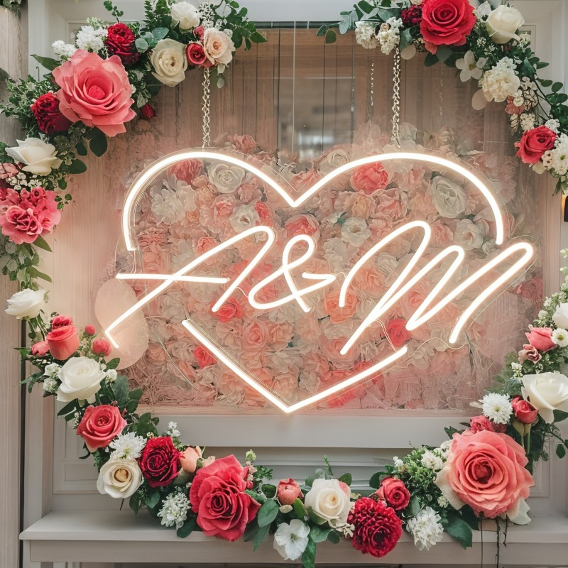 Insegna al neon a LED con iniz - Personalized Engraved Gift recensione e prezzo