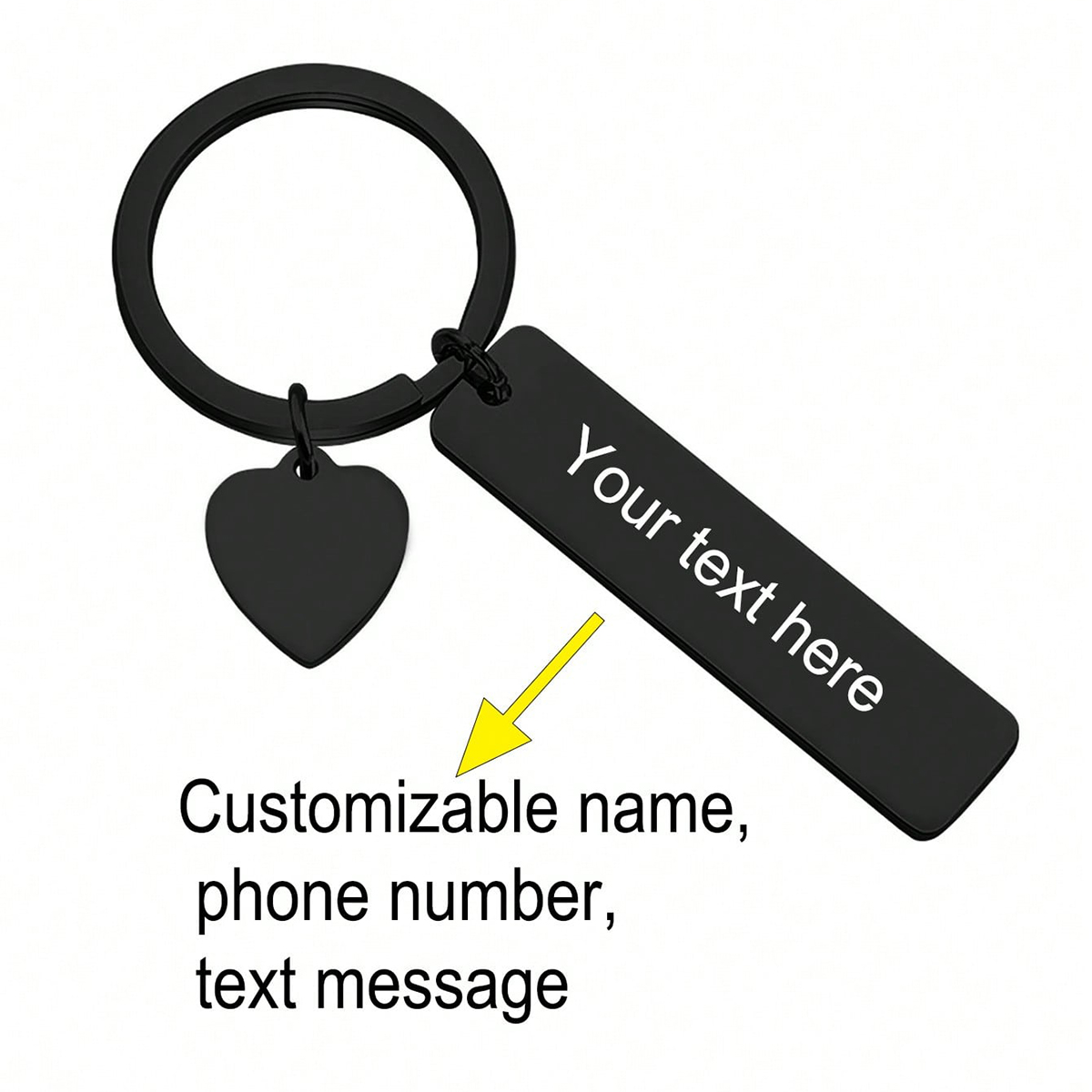 Portachiavi Personalizzato con - Personalized Engraved Gift recensione e prezzo